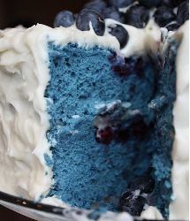 Blue Velvet Cake With Cream Cheese Frosting